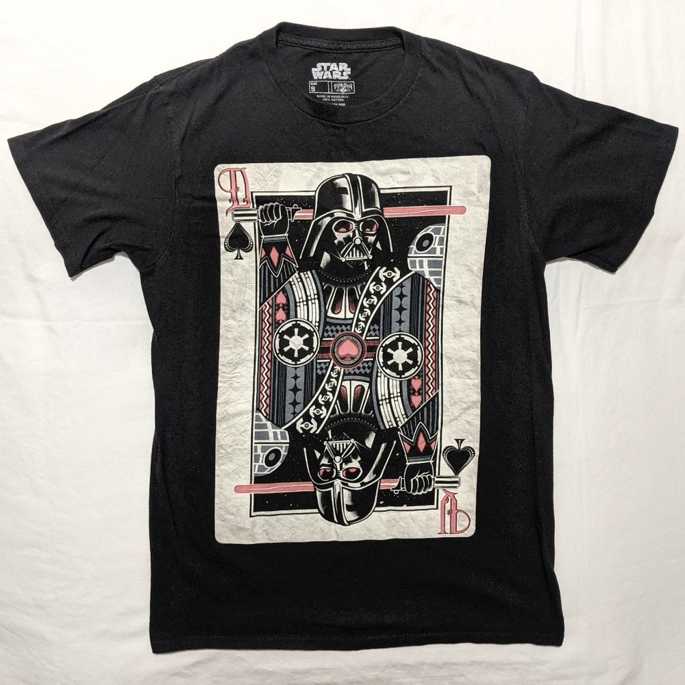 Star Wars Vader Playing Card Tee